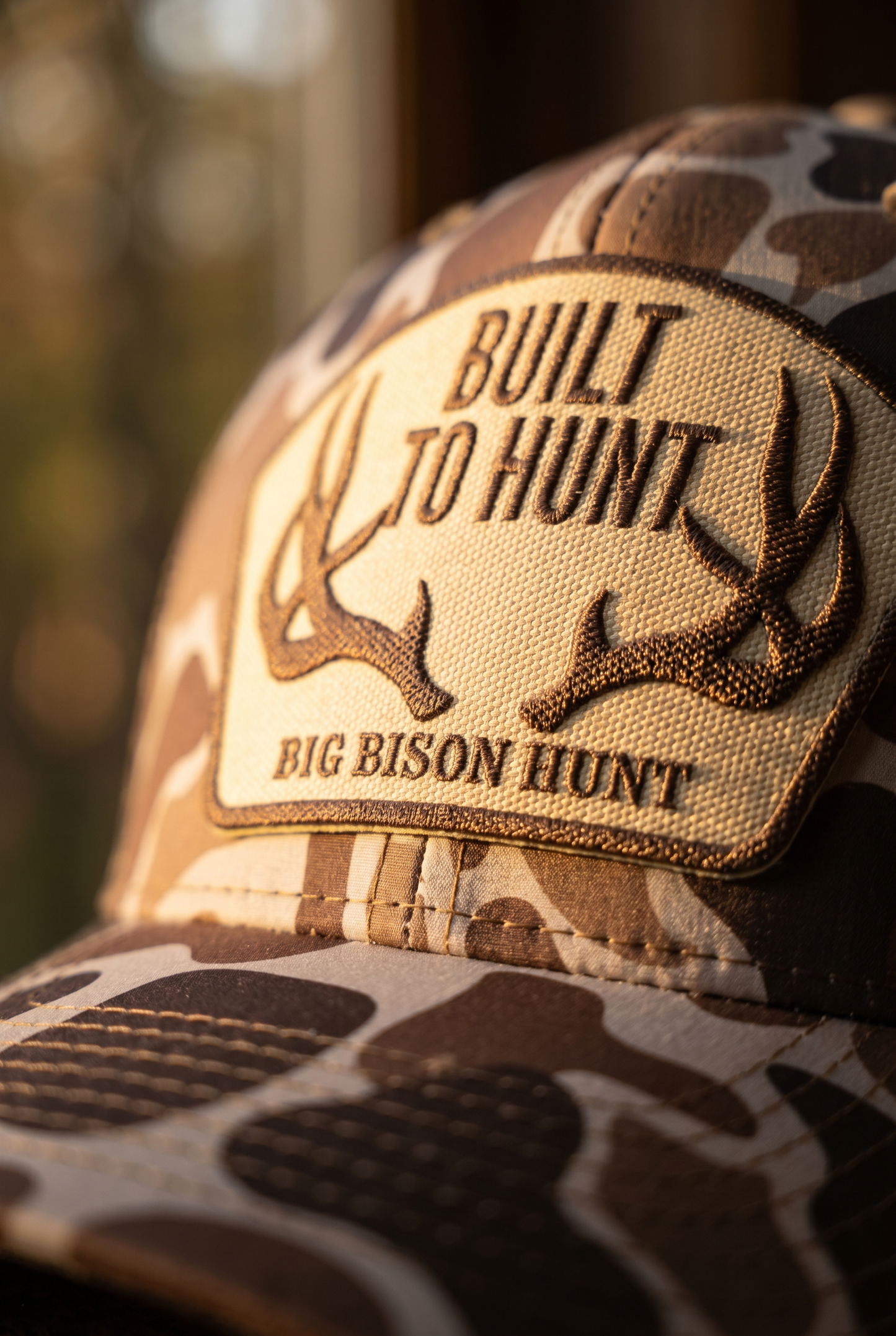 Built To Hunt Canvas Patch Hat