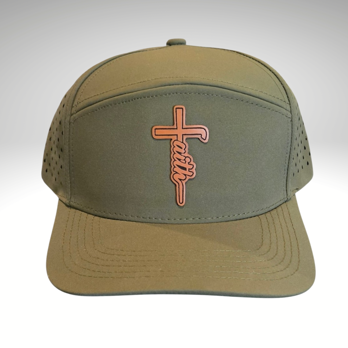 Faith Cross Christian Patch Hat