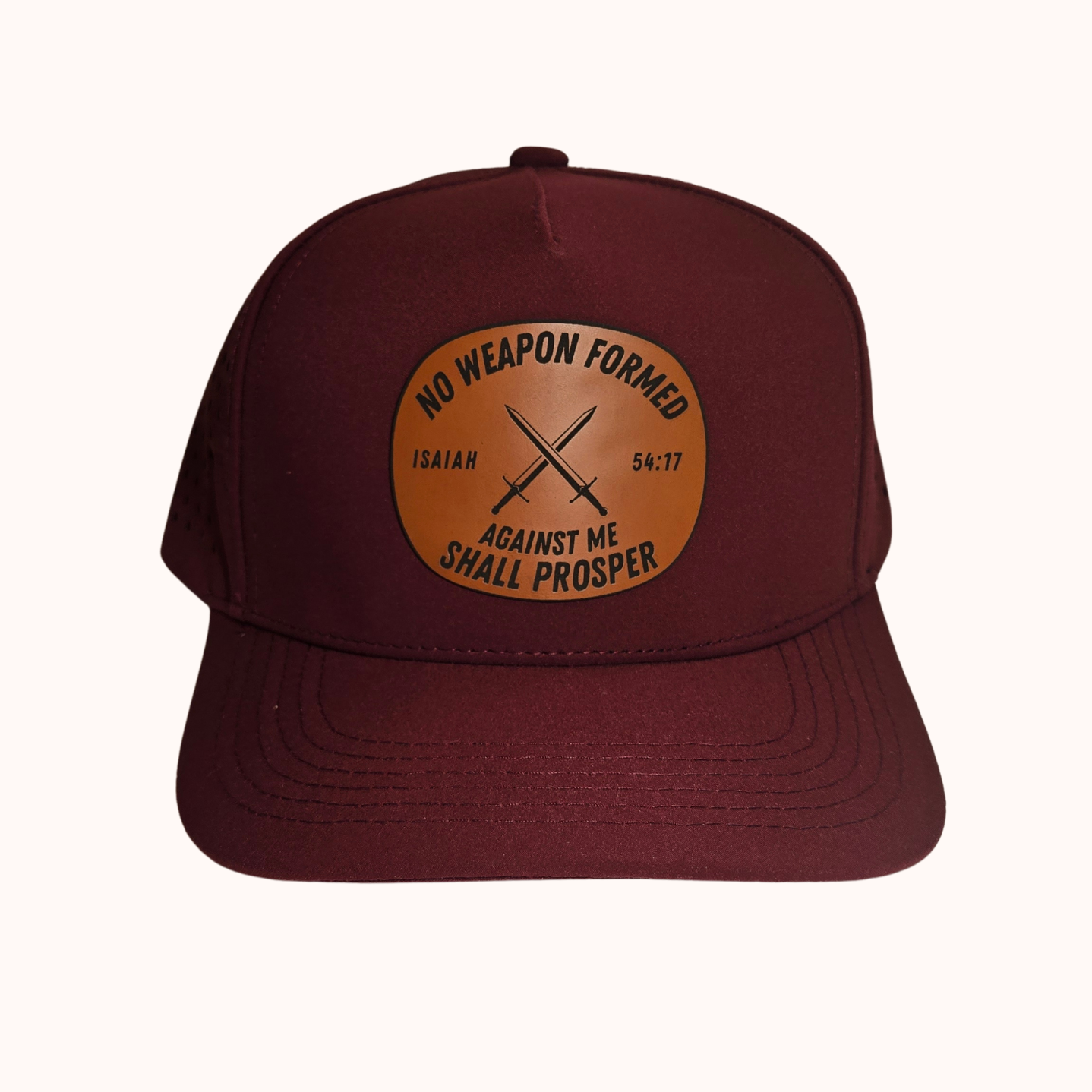 Isaiah 54:17 Christian Patch Hat