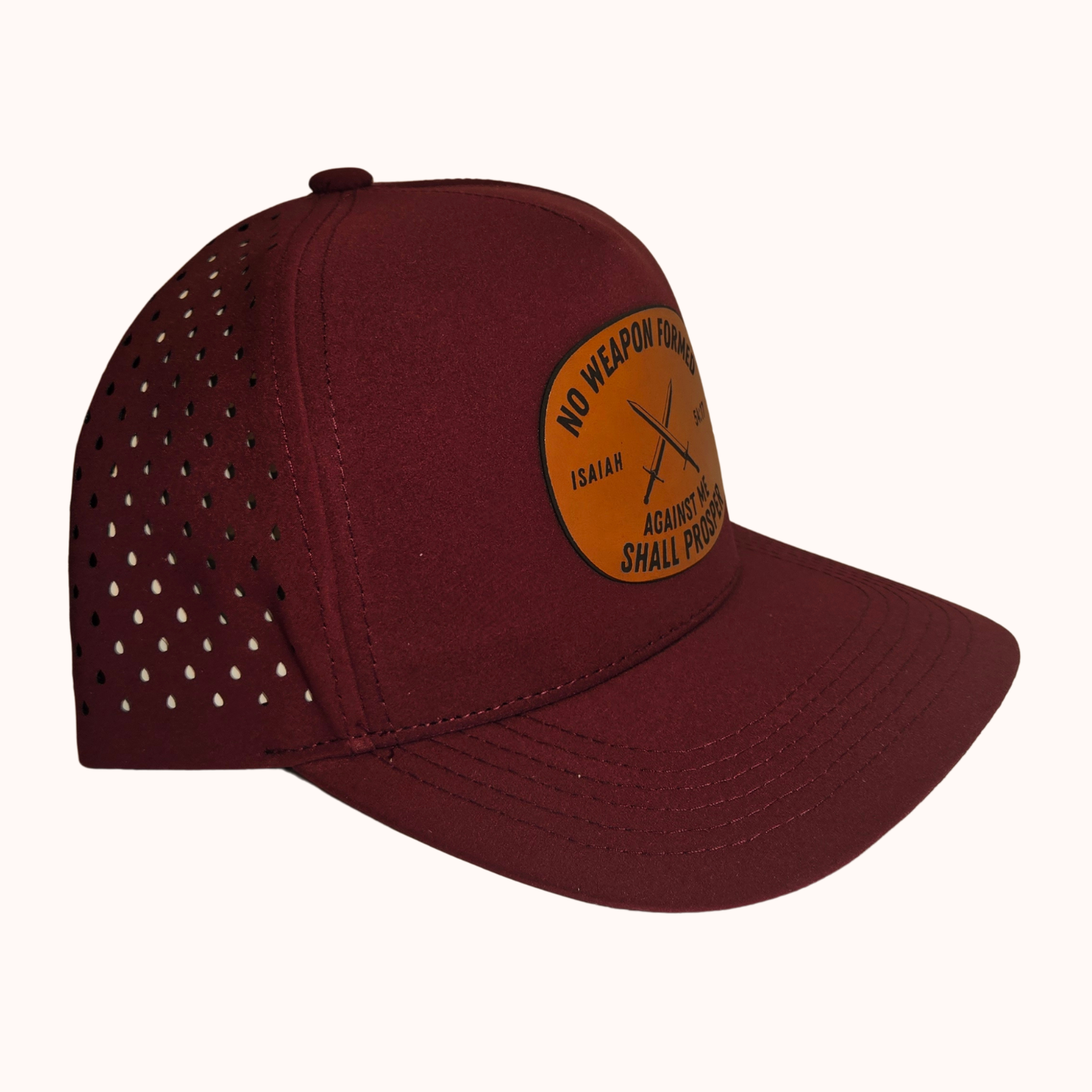 Isaiah 54:17 Christian Patch Hat